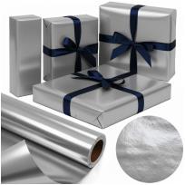 Opakowanie Papier metalik Silver X-Strong 57cmx25m