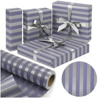 Opakowanie Papier metalizujący Srebrne Pasy X-Strong 38cmx20m