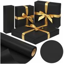 Opakowanie Papier ozdobny czarny X-Strong 57cmx25m