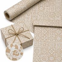 Opakowanie Papier ozdobny mozaika brązowa X-Strong 57cmx25m