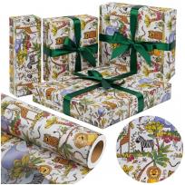 Opakowanie Papier zwierzątka Wesołe Safari X-Strong 38cmx20m