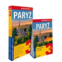 Okładka książki Paryż 3w1: przewodnik + atlas + mapa