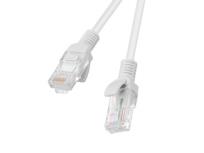 Okładka książki Patchcord UTP Lanberg PCU5-10CC-1500-S (RJ45 - RJ45 ; 15m; UTP; kat. 5e; kolor szary)