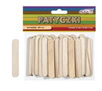 Opakowanie Patyczki bezbarwne 65x10x2mm 100szt