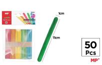 Opakowanie Patyczki drewniane 5 kolorów 50szt