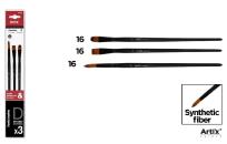 Opakowanie Pędzle syntetyczne 3szt