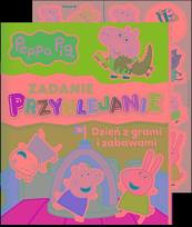 Okładka książki Peppa Pig. Zadanie przyklejanie