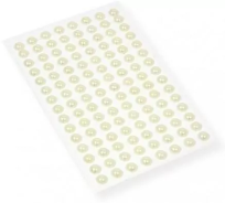 Opakowanie Perełki samoprzylepne białe 8mm