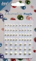 Opakowanie Perełki samoprzylepne perłowe 58szt