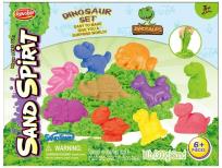Opakowanie Piasek kinetyczny z foremkami dinozaury