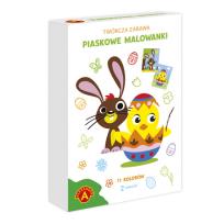 Opakowanie Piaskowe malowanki Wielkanocny Kurczaczek i Zajączek