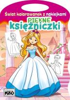 Okładka książki Piękne księżniczki. Świat kolorowanek z naklejkami