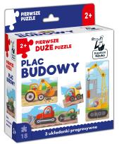 Opakowanie Pierwsze duże Puzzle Plac budowy Kapitan Nauka