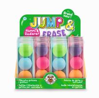 Opakowanie Piłka kauczukowa i gumka do ścierania 2w1 3 sztuki mix kolorów