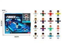 Opakowanie Piłkarze x2 + piłka x2 + bramka x2 + mata boisko