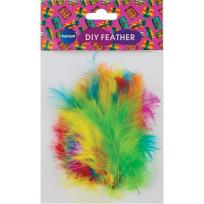 Opakowanie Piórka mix kolorów 80-150mm 30szt 81434