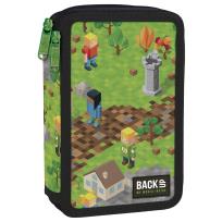 Opakowanie Piórnik 2-komorowy z wyposażeniem BACKUP 4 model DW 61 Game level