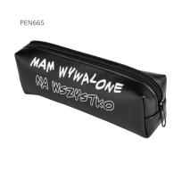 Opakowanie Piórnik jednokomorowy czarny - Mam wywalone na ...