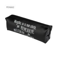 Opakowanie Piórnik jednokomorowy czarny - Wszystko, na co mam