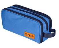 Opakowanie Piórnik kosmetyczka potrójny niebieski HERLITZ