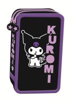 Opakowanie Piórnik podwójny z wyposażeniem Kuromi black