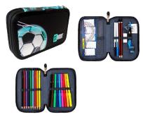 Opakowanie Piórnik podwójny z wyposażeniem PC4 Neon Football