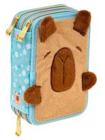 Opakowanie Piórnik potrójny z wyposaż. Jumbo Fluffy CapyASTRA