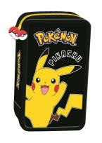 Opakowanie Piórnik potrójny z wyposażeniem Pokemon