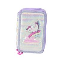 Opakowanie Piórnik puffy z wyposażeniem fiolet