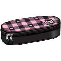 Opakowanie Piórnik saszetka z wewnętrzną klapką Pink Checker