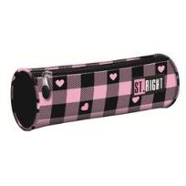 Opakowanie Piórnik tuba PU1 Pink Checkered