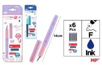 Opakowanie Pióro na naboje + wkłady niebieskie MIX