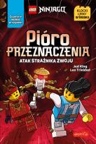 Okładka książki Pióro przeznaczenia. Atak Strażnika Zwoju. Książki LEGO®