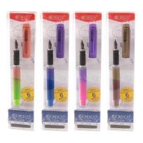 Opakowanie Pióro wieczne Rainbow + 6 naboi mix
