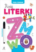 Okładka książki Piszę literki. Piszę i ścieram