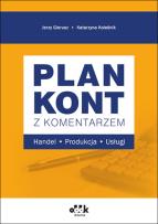 Okładka książki Plan kont z komentarzem - handel, produkcja, usługi