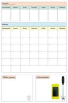 Opakowanie Planer magnetyczny suchościeralny 60x40cm