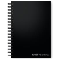 Opakowanie Planer treningowy. Dziennik fitness czarny