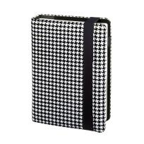 Opakowanie Planner A5 dzienno-tygodniowy premium czarno-biały na gumkę Modena PLM-25MD