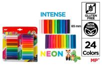Opakowanie Plastelina 24 kolory intense + neon