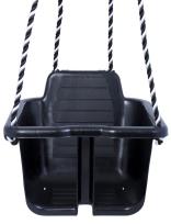 Opakowanie PLASTO Huśtawka dziecięca Czarna ze sznurkami, od 10 m-cy