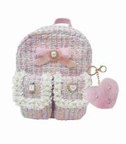 Opakowanie Plecaczek różowy z brelokiem