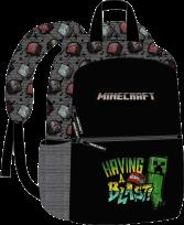 Opakowanie Plecak Minecraft dwukomorowy 40 cm MCNTB090