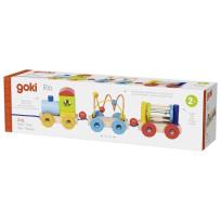 Opakowanie Pociąg Rio z klockami labiryntem i grzechotką