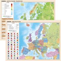 Opakowanie Podkładka na biurko Europa polityczno-fizyczna 1:12 000 000 dwustronna