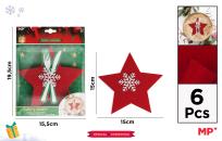 Opakowanie Podkładka na sztućce świąteczna - gwiazdka