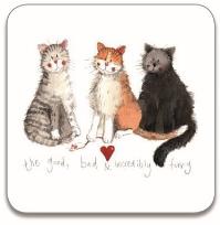 Opakowanie Podkładka pod kubek 3 koty