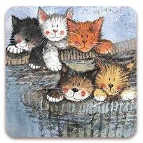 Opakowanie Podkładka pod kubek Kociaki