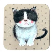 Opakowanie Podkładka pod kubek Kotek