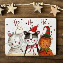 Opakowanie Podkładka pod talerz Świąteczne koty Ho ho ho!